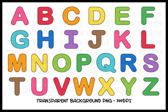 Download Uppercase Alphabet Letters Clipart Set - Letters Collection