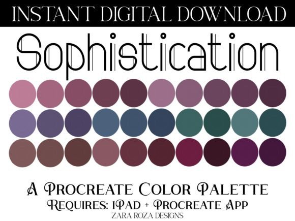 Download Sophistication Procreate Color Palette - Sophistication Collection