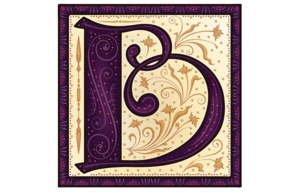 Download Initial Letters B.Alphabet.Typeface. - Letters Collection